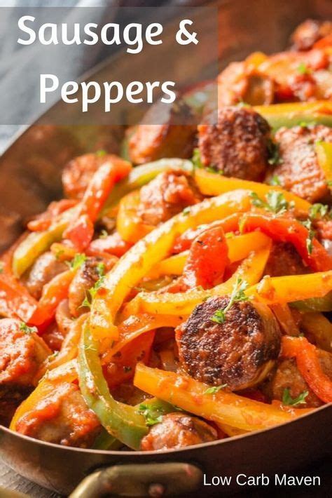 Italian, sausages, bell pepper, pork sausage, dinner, weekday, main course. Italian sausage, peppers and onions with Sauce #lowcarb # ...