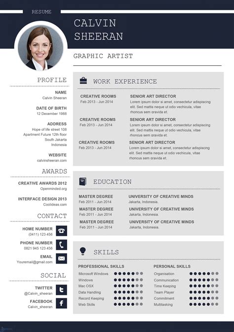 Download Template Cv Microsoft Word 2010 Free Word Template