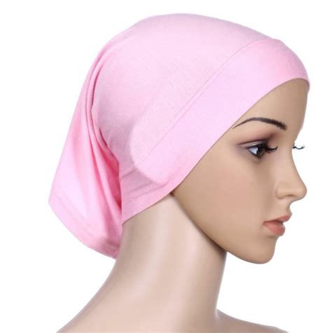 Muslim Head Scarf Inner Hijab Caps Islamic Underscarf Ninja Scarf Hat