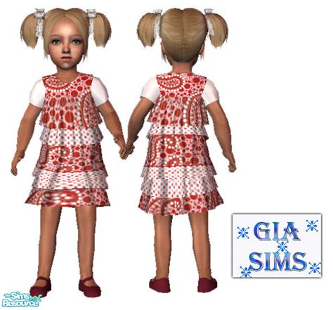 The Sims Resource Toddler Valentine Outfits 5fd87b17 Feb1dress7