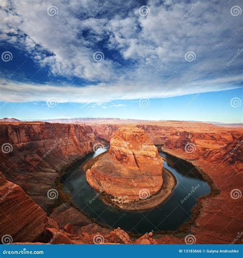 Horse Shoe Bend Stock Photo Image Of Bend Famous View 13183666