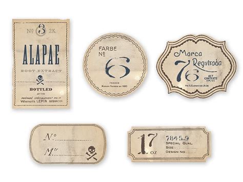 Customize online & print at home. 20+ Vintage Labels and Tags | Free & Premium Templates