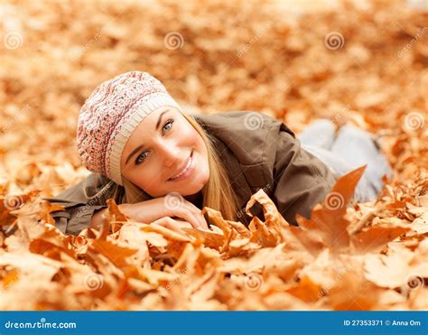 Woman Lay On The Ground Stock Image Image Of Person 27353371
