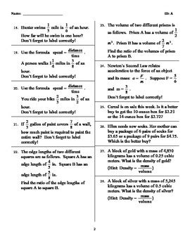 Big ideas write and evaluate algebraic expressions use expressions to write equations and inequalities new york state testing program mathematics common core sample questions grade6 the materials. Grade 7 Common Core Math 7.RP.1 Worksheet (Short Answer) by Terry Daniels