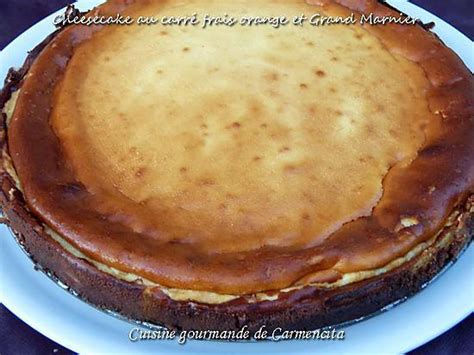 3 oranges non traitées, 450 g de fromage frais type st môret (3 boîtes), 4 œufs. Recette de Cheesecake au carré frais à l'orange et Grand ...