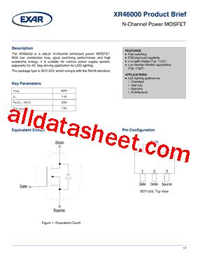 XR46000 Datasheet PDF Exar Corporation