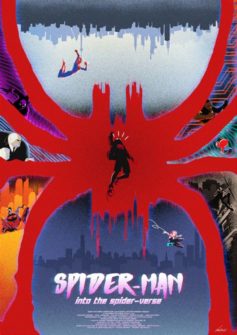 Spider Man Across The Spider Verse Poster New Spider Man Into The Spider Verse Character