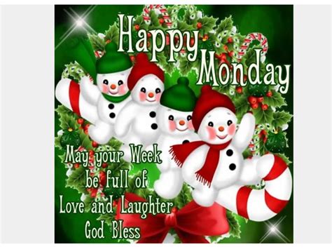 Pinterest Good Morning Christmas Monday Greetings Happy Monday Quotes