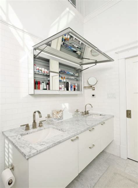 A medicine cabinet is a small storage space usually located by the bathroom sink. Stylish Design Ideas for Medicine Cabinets