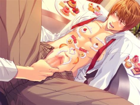 Rule 34 Censored Death Note Food Gay L Lawliet Light Yagami Male