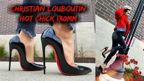 Christian Louboutin Hot Chick 130mm Mod Shots Hueyyrouge Youtube