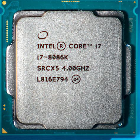 Intel Core I7 8086k Desktop Processor 6 Cores Up To 50