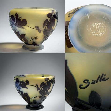 The Gallé Signatures On Glass After 1904 A Tentative Chronology Part Ii 1920 1936 Floral