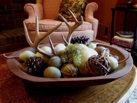 Upstairs Downstairs Coffee Table Centerpieces Deer Decor Decorating