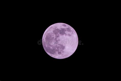 View Of The Pink Supermoon Of April 27 2021 Stock Photo Image Of