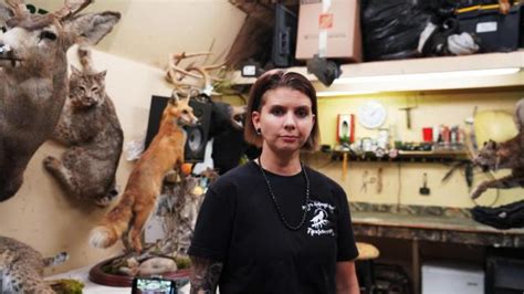 Women Slowly Populating Male Dominated Field Of Taxidermy