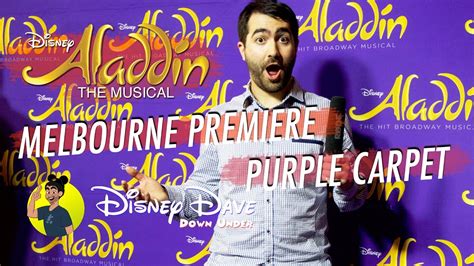 Aladdin The Musical Australia Melbourne Premiere Red Carpet Youtube