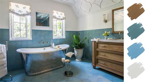 6 Beautiful Bathroom Color Schemes Designers Recommend