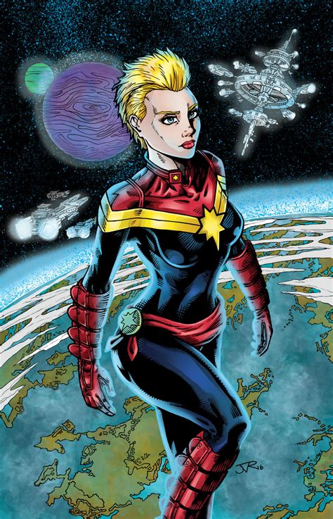Captain Marvel Colours By Crisstianocruz On Deviantart
