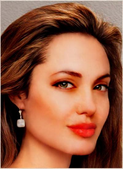 Angelina Jolie Digital Painting By Chamirra On Deviantart