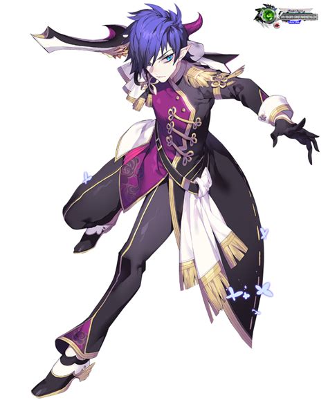 Elswordciel Mega Kakoii Purple Suit Render Ors Anime Rendersgamer Mode