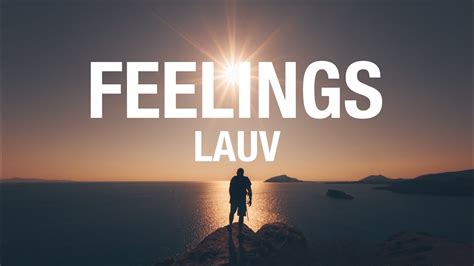 Lauv Feelings Lyrics Youtube