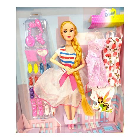 ست عروسک باربی مفصلی همراه با وسایل Barbie اسباب بازی