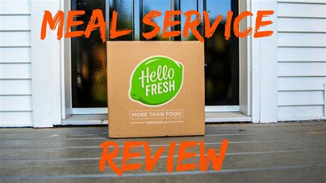 Hello Fresh Review And Unboxing Youtube