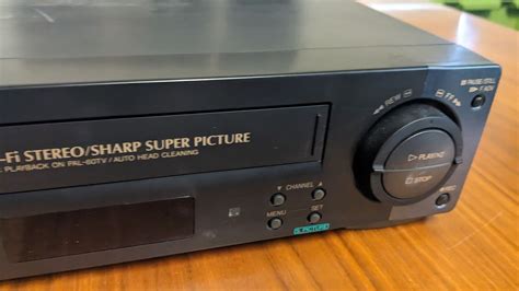 Vc H X Sharp Vhs Vcr Player W Remote Pal Ntsc Tested Working With