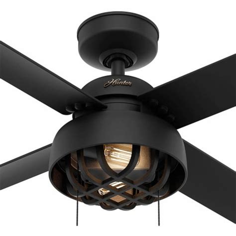Hunter Fan Company Spring Mill 52 Inch Indoor Outdoor Ceiling Fan Light