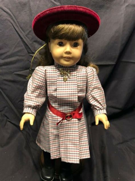 Vintage Retiredsamantha American Girl Doll In Original Clothing And Hat