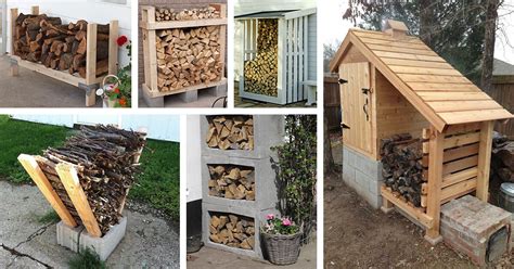 15 Best Diy Outdoor Firewood Rack Ideas And Desigs For 2017