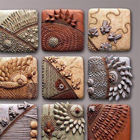 A Ceramic Bas Relief Wall Sculpture Comprised Of 20 Panels Ceramic