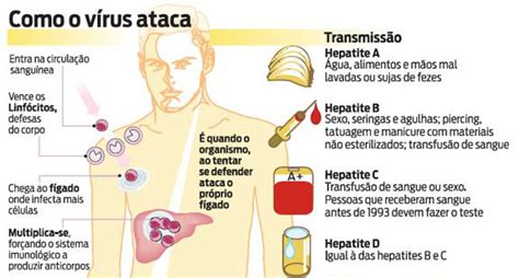 Hepatites virais No primeiro semestre já foram registrados casos da hepatite B e da C