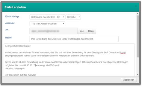 Anyone can start using it today. E-Mail Vorlagen: So erleichtern Sie Ihre Bewerberkommunikation