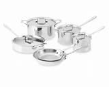 All-clad D5 Stainless-steel 10-piece Cookware Set Pictures