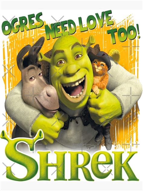 Shrek Meme Poster For Sale By Nanystarart Redbubble