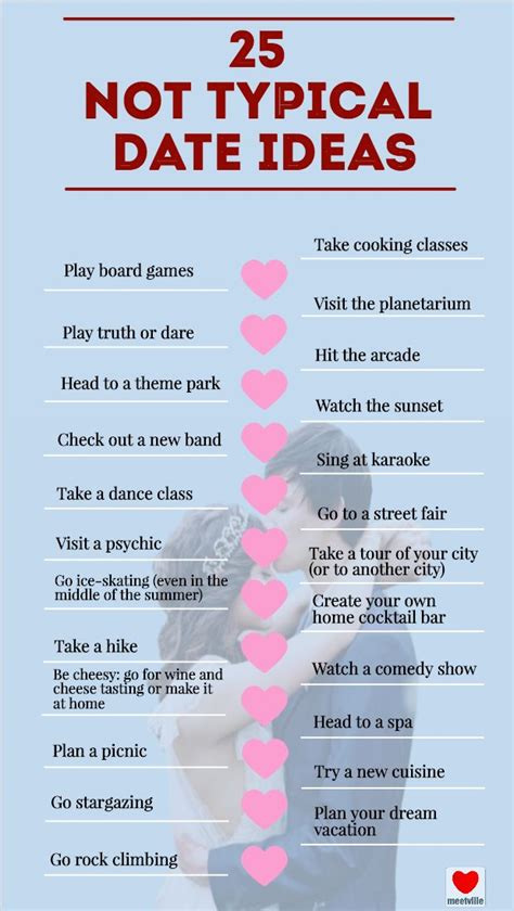 25 Not Typical Date Ideas Romantic Date Night Ideas Cute Date Ideas Creative Date Night Ideas