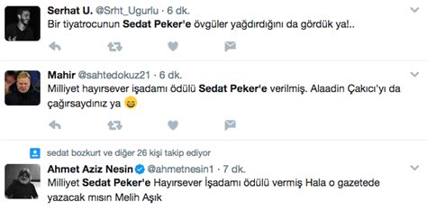 Böylece hükümlü olduğu süreye 1 yıl 3 ay daha eklenmiştir. Milliyet en hayırsever Sedat Peker'i seçti twitter yıkıldı ...