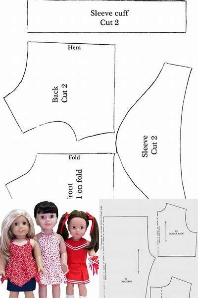 Printable American Girl Doll Dress Patterns Bing Images Girls Clothes