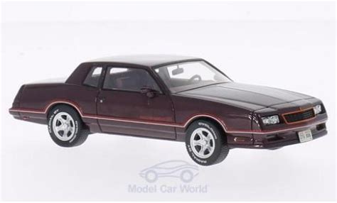 Diecast Model Cars Chevrolet Monte Carlo 118 Welly Ss Grey