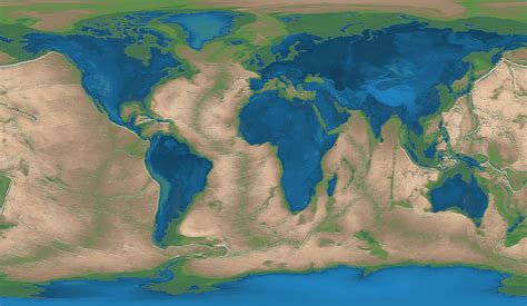 Inverted World Map Vivid Maps