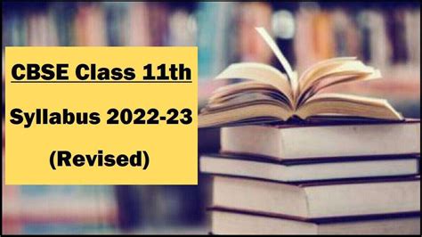 Cbse Class 11 Maths Syllabus 2022 2023 New Download In Pdf