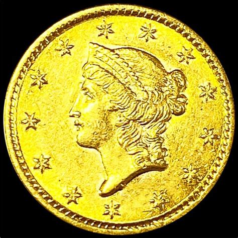1853 Rare Gold Dollar Uncirculated