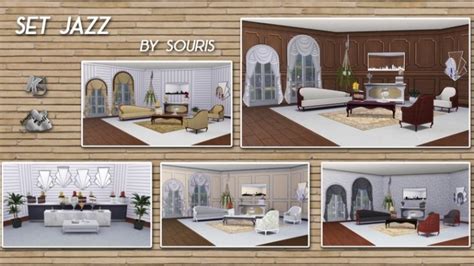 Jazz Living Room By Souris At Khany Sims Sims 4 Updates