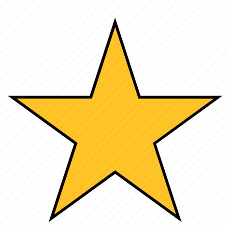 Shape Star Yellow Icon