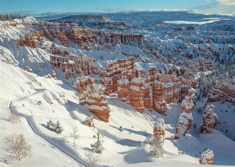 Fresh Snow Bryce Canyon Photograph By Mark Christian