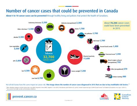 The Current And Future Preventable Burden Of Cancer In Canada