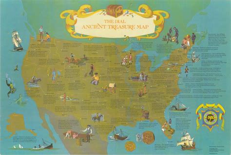 The Dial Ancient Treasure Map Curtis Wright Maps