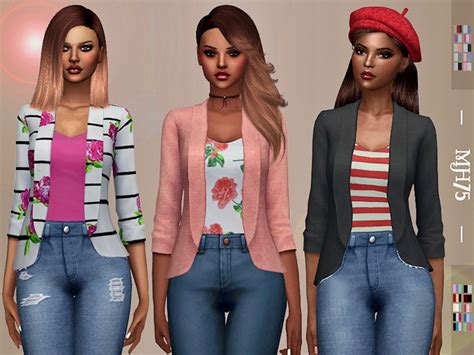 Some Cute Jacket Blazer With Tank Top Underneath Found In Tsr